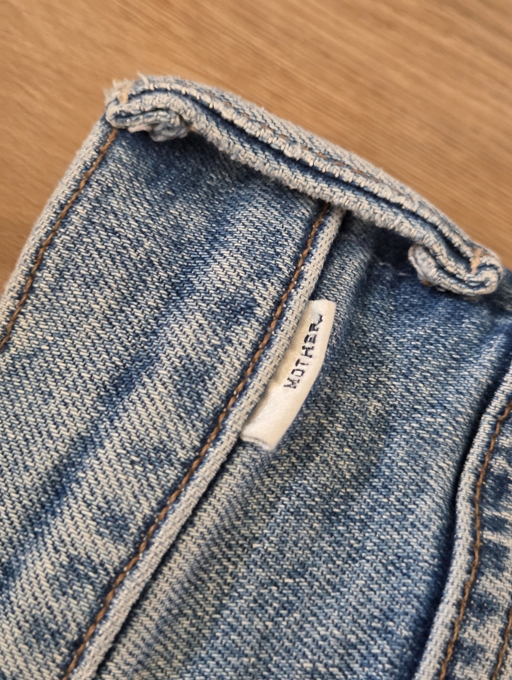 Mother Wmns The Insider Ankle Distressed Jeans 25 Hipster Festival Casual Boho - Picture 11 of 12